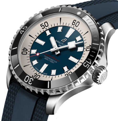 Breitling Blue and White Dial A17376211C1S1