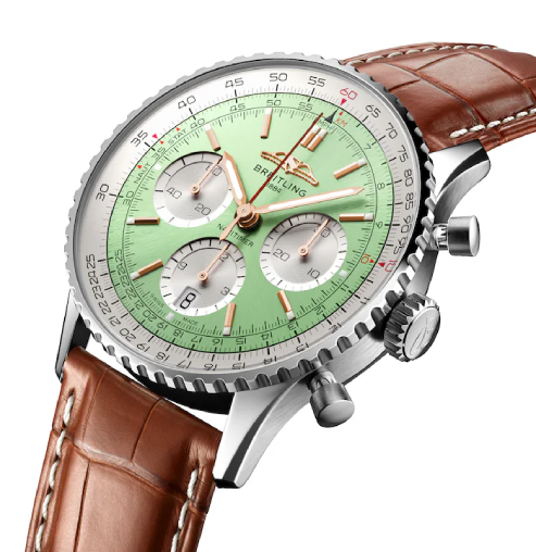 Breitling Green Dial AB0139211L1P1