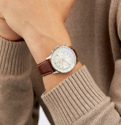Breitling White Dial AB0139211G1P1
