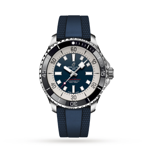 Breitling Blue and White Dial A17376211C1S1