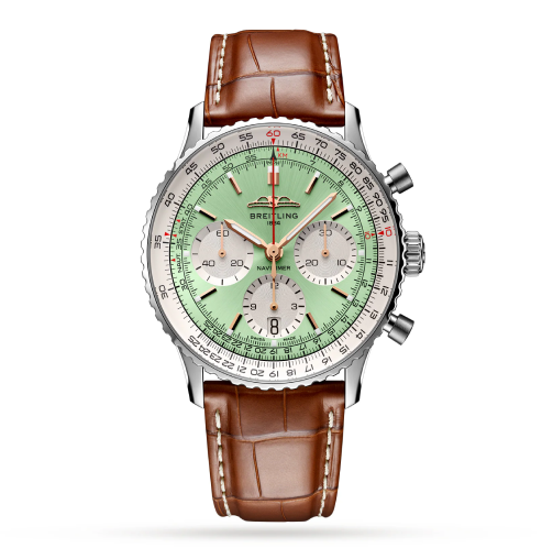 Breitling Green Dial AB0139211L1P1