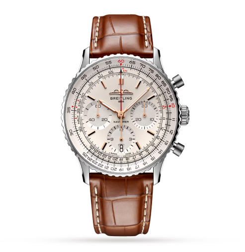 Breitling White Dial AB0139211G1P1