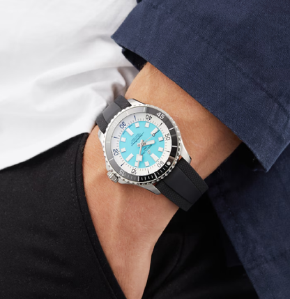 Breitling Blue and White Dial A17376211L2S1