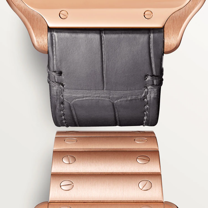 Santos Skeleton De Cartier White Dial - WHSA0016