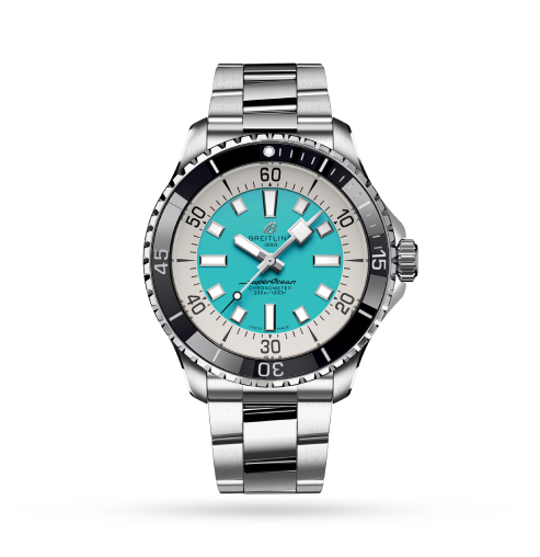 Breitling Blue and White Dial A17376211L2A1