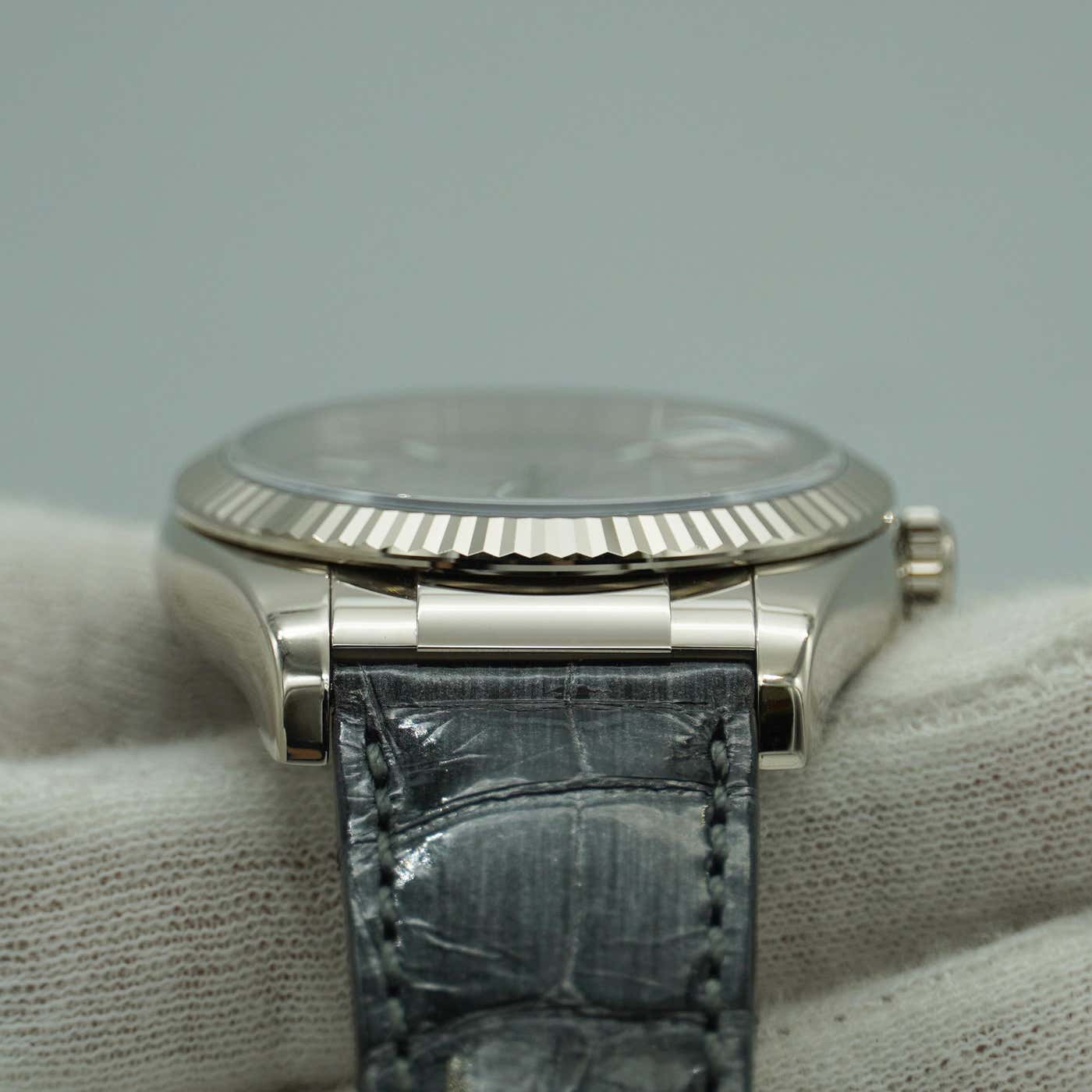 Rolex Datejust 36mm Oyster Perpetual Rhodium Wave Dial 116139