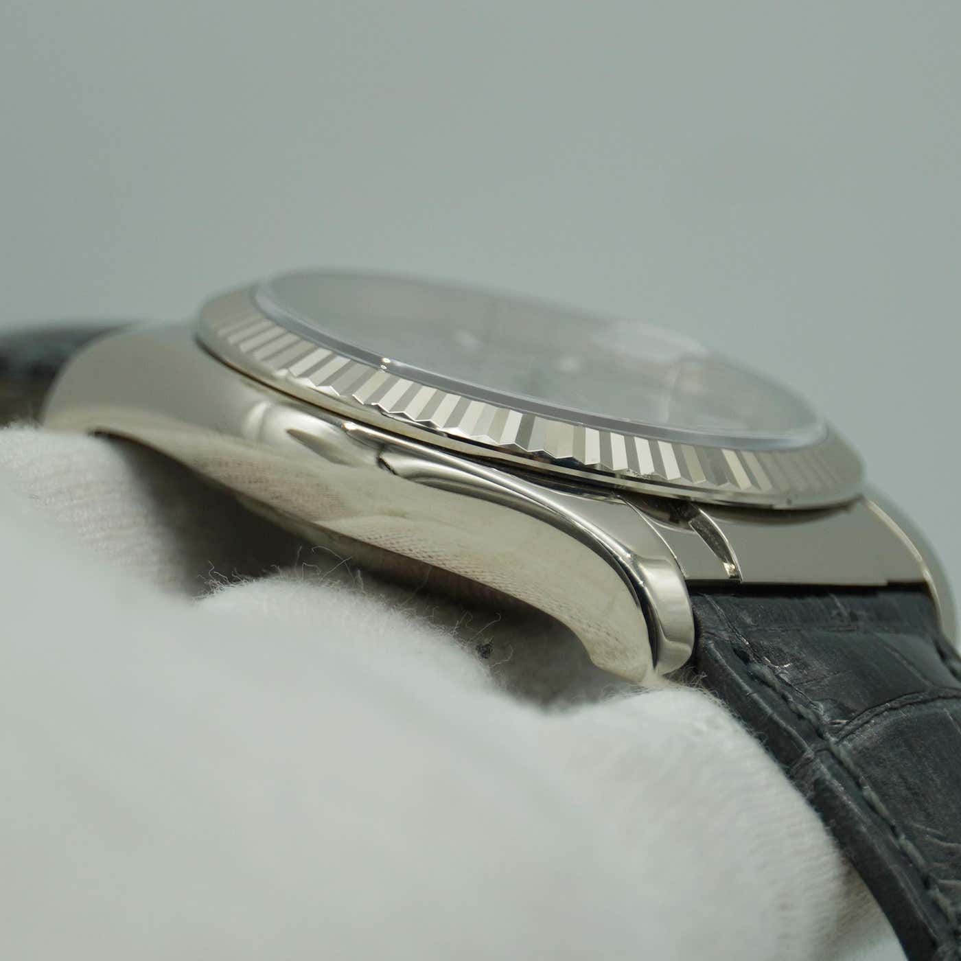 Rolex Datejust 36mm Oyster Perpetual Rhodium Wave Dial 116139