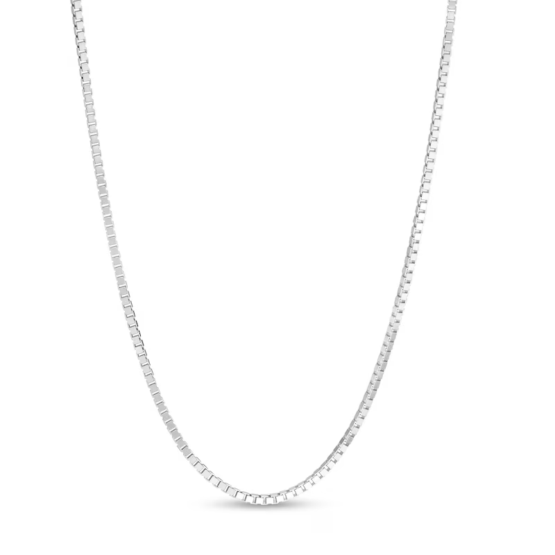 14k Gold 0.8 mm Box Chain Necklace