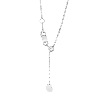 14k Gold 0.8 mm Box Chain Necklace