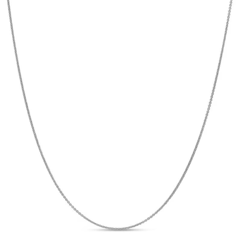 18k Gold 1.15mm Diamond-Cut Cable Chain Necklace
