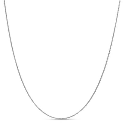 18k Gold 1.15mm Diamond-Cut Cable Chain Necklace
