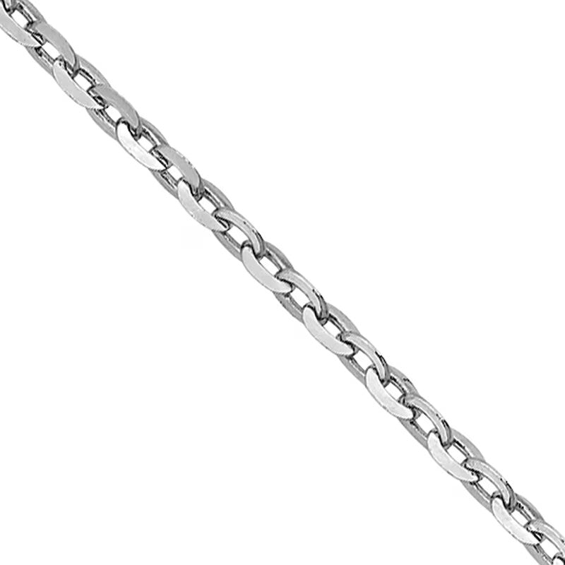 18k Gold 1.15mm Diamond-Cut Cable Chain Necklace