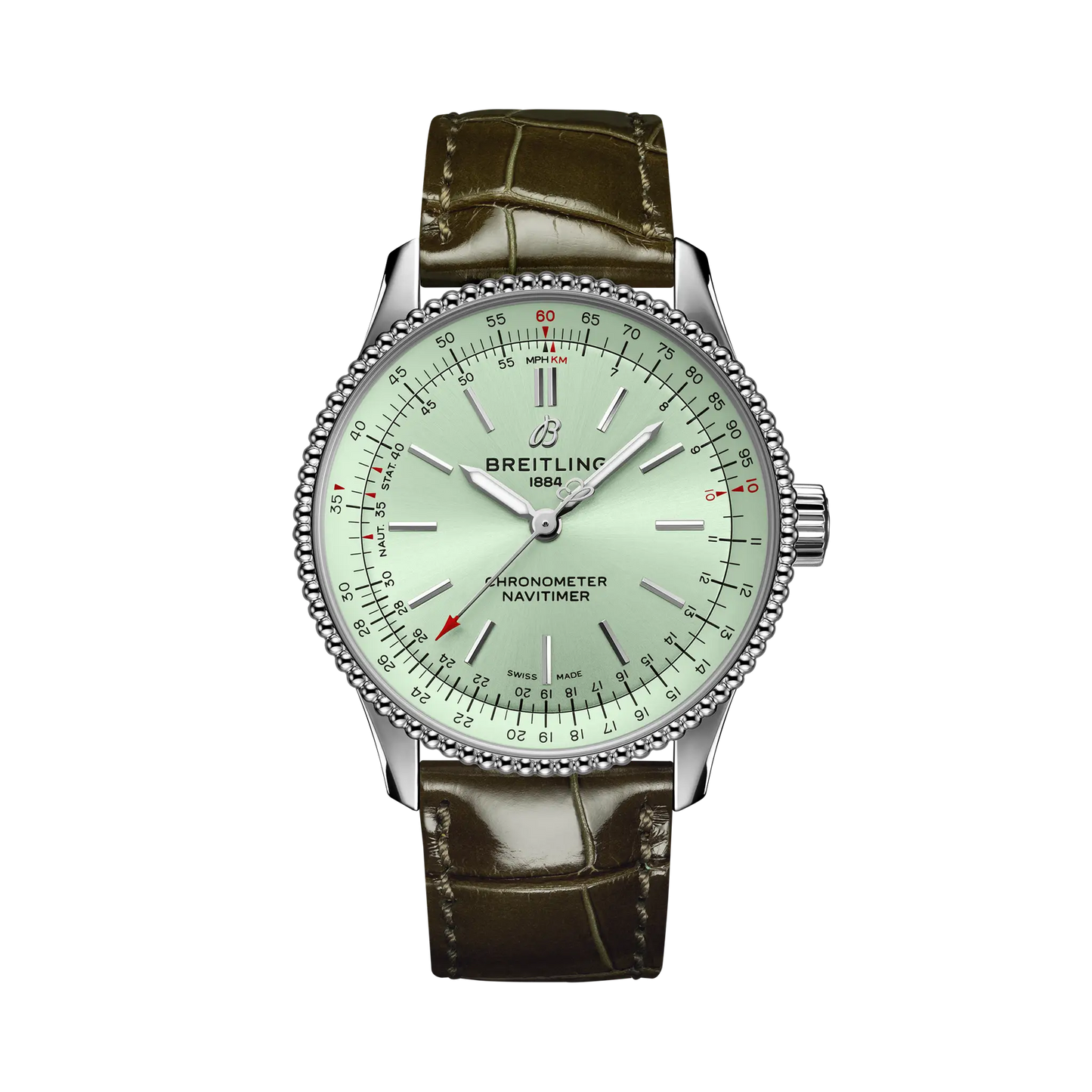 Breitling Green Dial A17395361L1P1