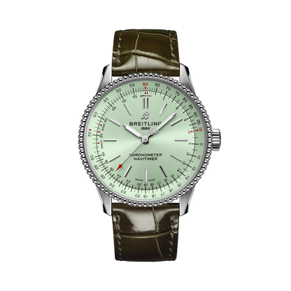 Breitling Green Dial A17395361L1P1