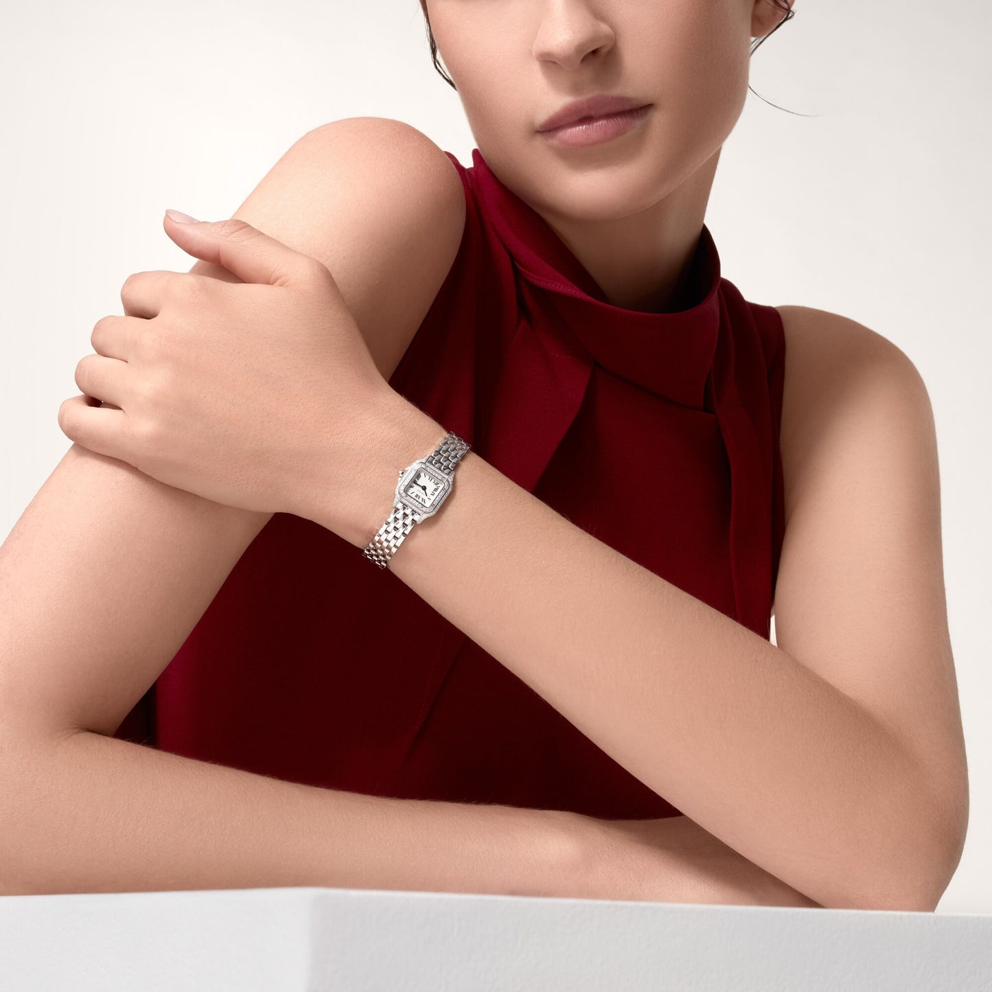 Panthère de Cartier watch - White Dial WJPN0046