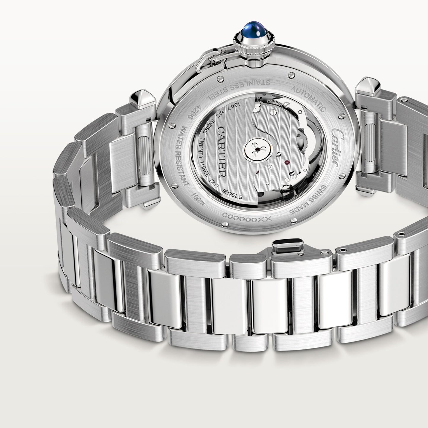 Pasha de Cartier watch - Blue Dial WSPA0038