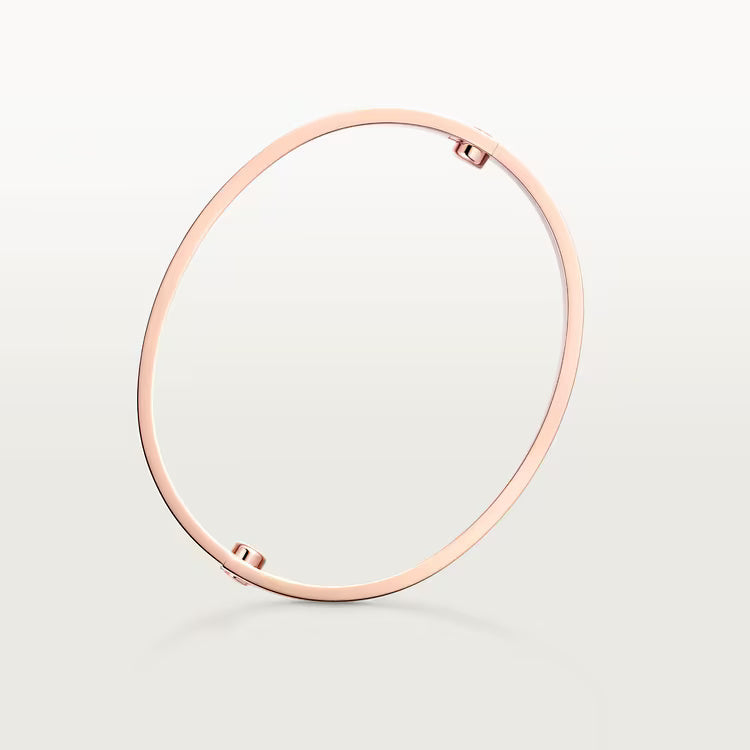 Cartier Love Bracelet 4 Diamond 18k Rose Gold