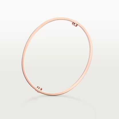 Cartier Love Bracelet 4 Diamond 18k Rose Gold