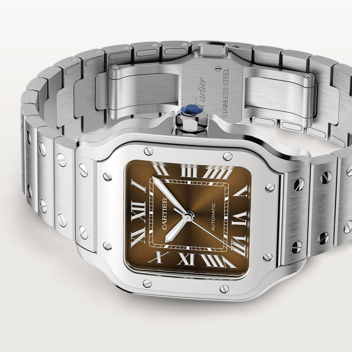 Santos de Cartier - Brown Dial WSSA0065