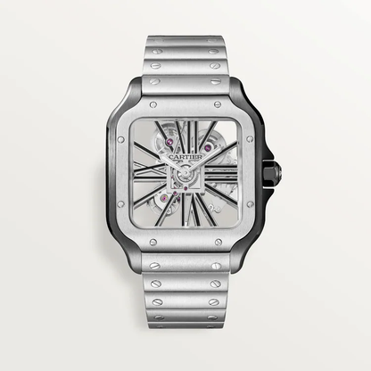 Santos De Cartier White Dial - WHSA0027