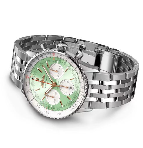 Breitling Green Dial AB0139211L1A1