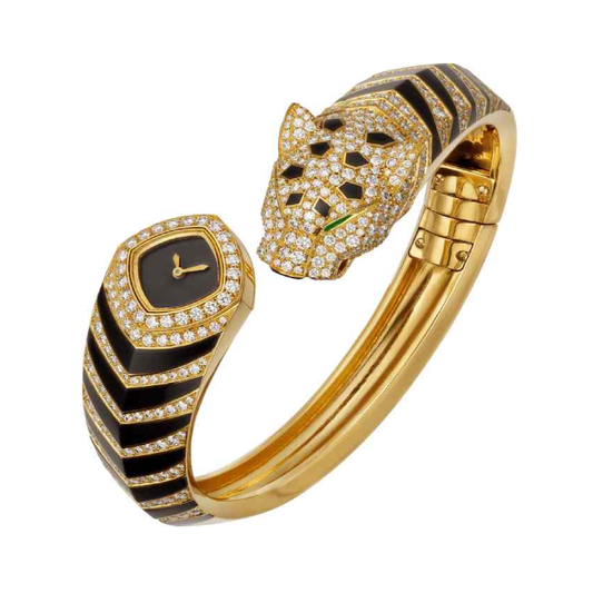 Panthère de Cartier bangle Black Dial - HPI01346