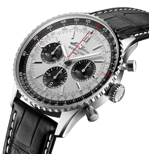 Breitling White Dial AB0138241G1P1