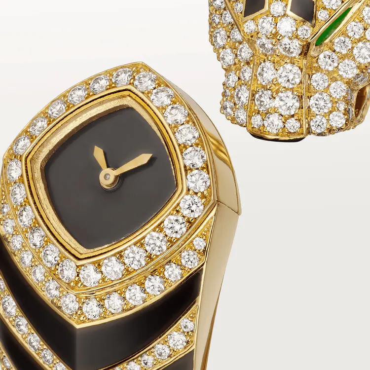Panthère de Cartier bangle Black Dial - HPI01219