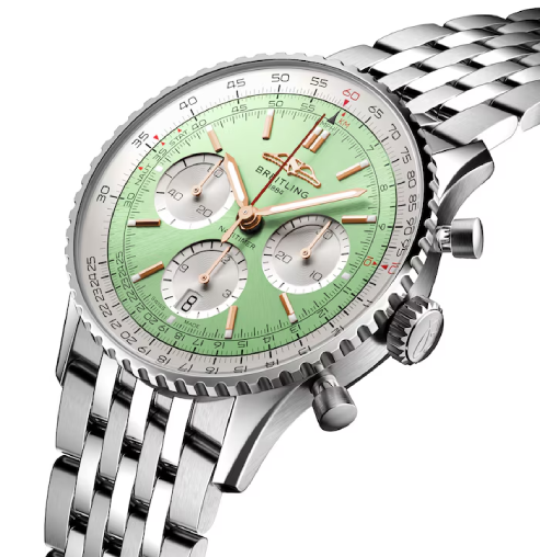 Breitling Green Dial AB0139211L1A1