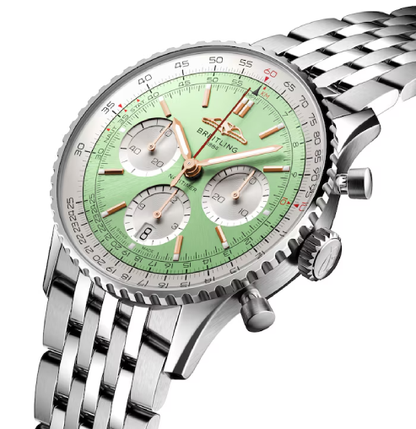 Breitling Green Dial AB0139211L1A1