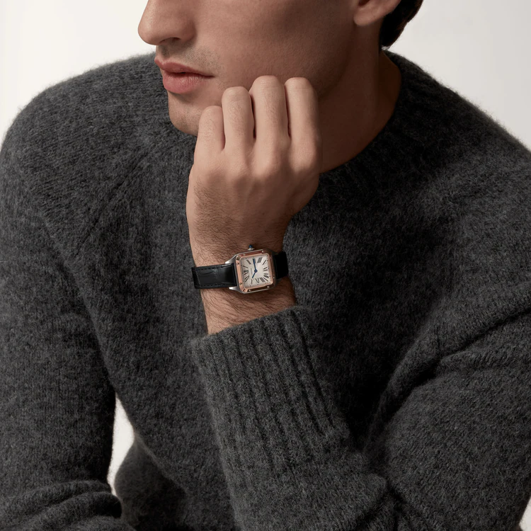 Santos-Dumont White Dial - W2SA0012