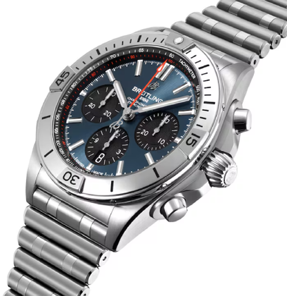 Breitling Blue Dial AB0134101C1A1