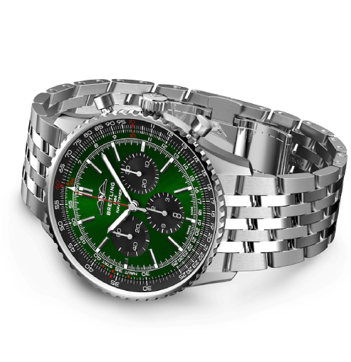 Breitling Green Dial AB0137241L1A1