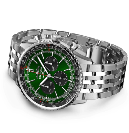 Breitling Green Dial AB0137241L1A1