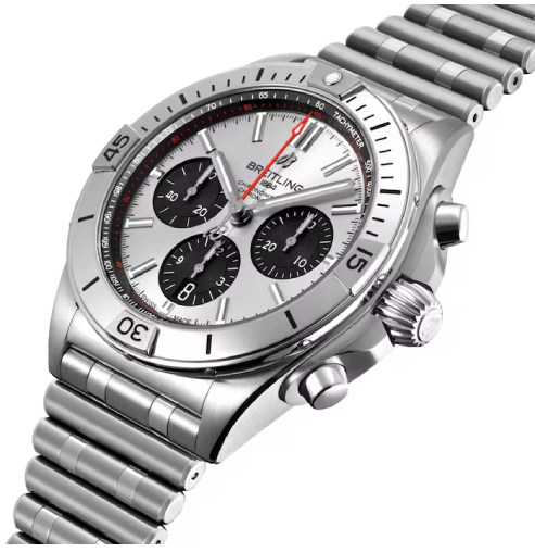 Breitling White Dial AB0134101G1A1