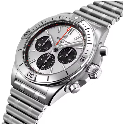 Breitling White Dial AB0134101G1A1