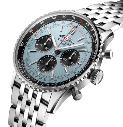 Breitling Blue Dial AB0138241C1A1
