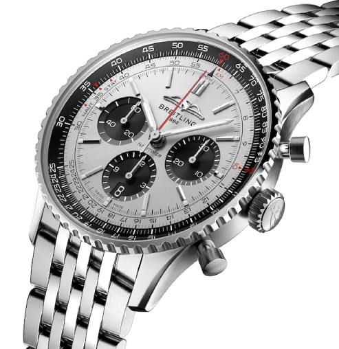 Breitling White Dial AB0138241G1A1