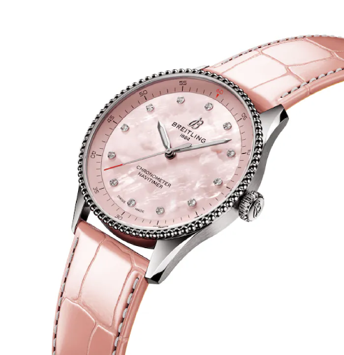 Breitling Pink Dial A77320D91K1P1