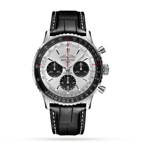 Breitling White Dial AB0138241G1P1
