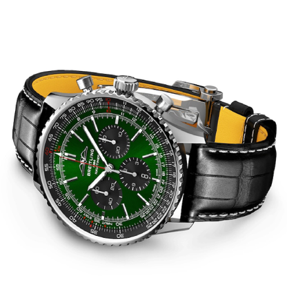 Breitling Green Dial AB0137241L1P1
