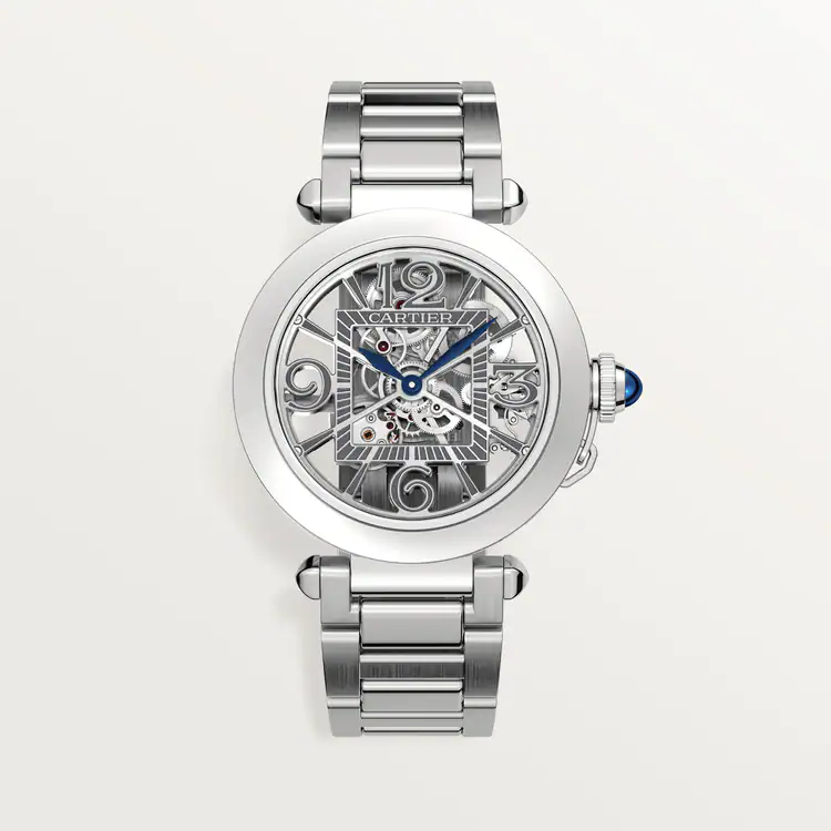Pasha de Cartier White Dial - WHPA0007