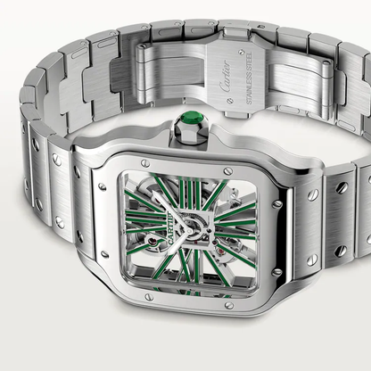 Santos De Cartier White Dial - WHSA0028