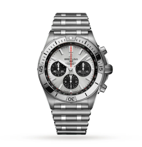 Breitling White Dial AB0134101G1A1