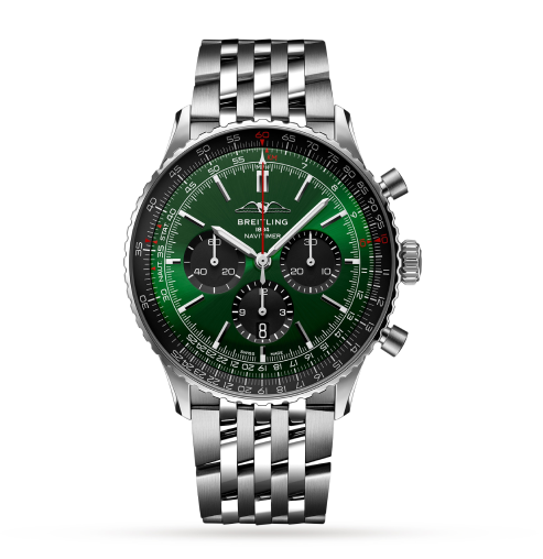 Breitling Green Dial AB0137241L1A1