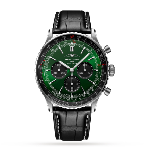 Breitling Green Dial AB0137241L1P1