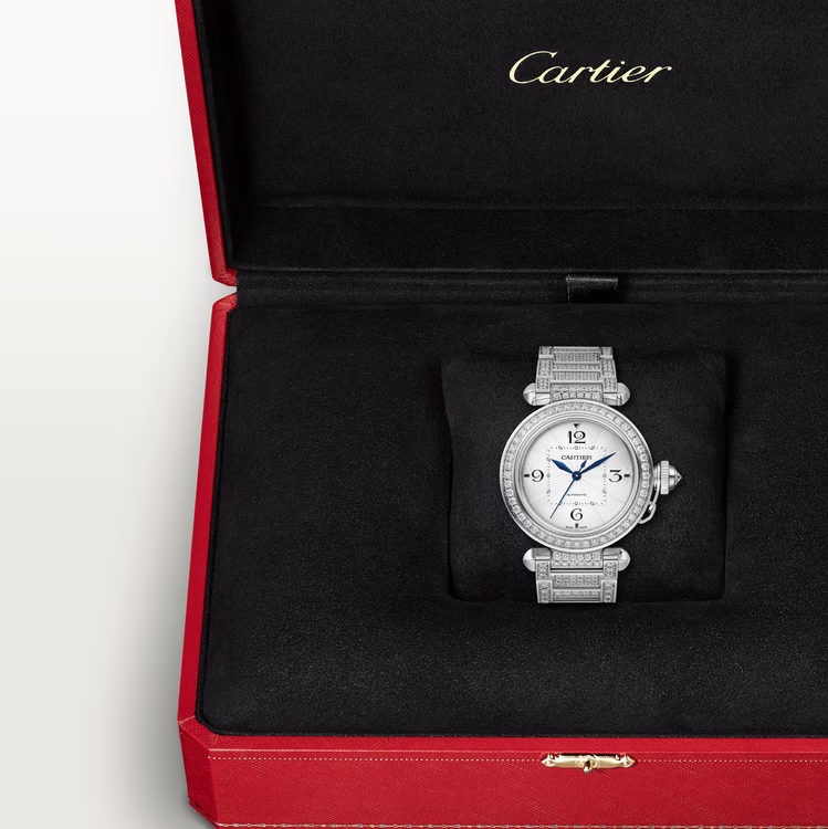 Pasha de Cartier White Dial - WJPA0014