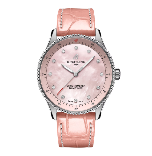 Breitling Pink Dial A77320D91K1P1