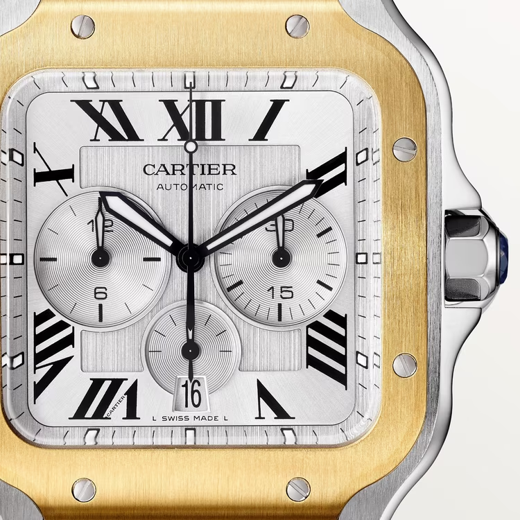Santos De Cartier Chronograph White Dial - W2SA0008