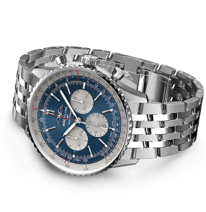 Breitling Blue Dial AB0137211C1A1